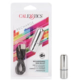 CalExotics Mini Bullet Vibrator Silver Compact Waterproof BULLETS
